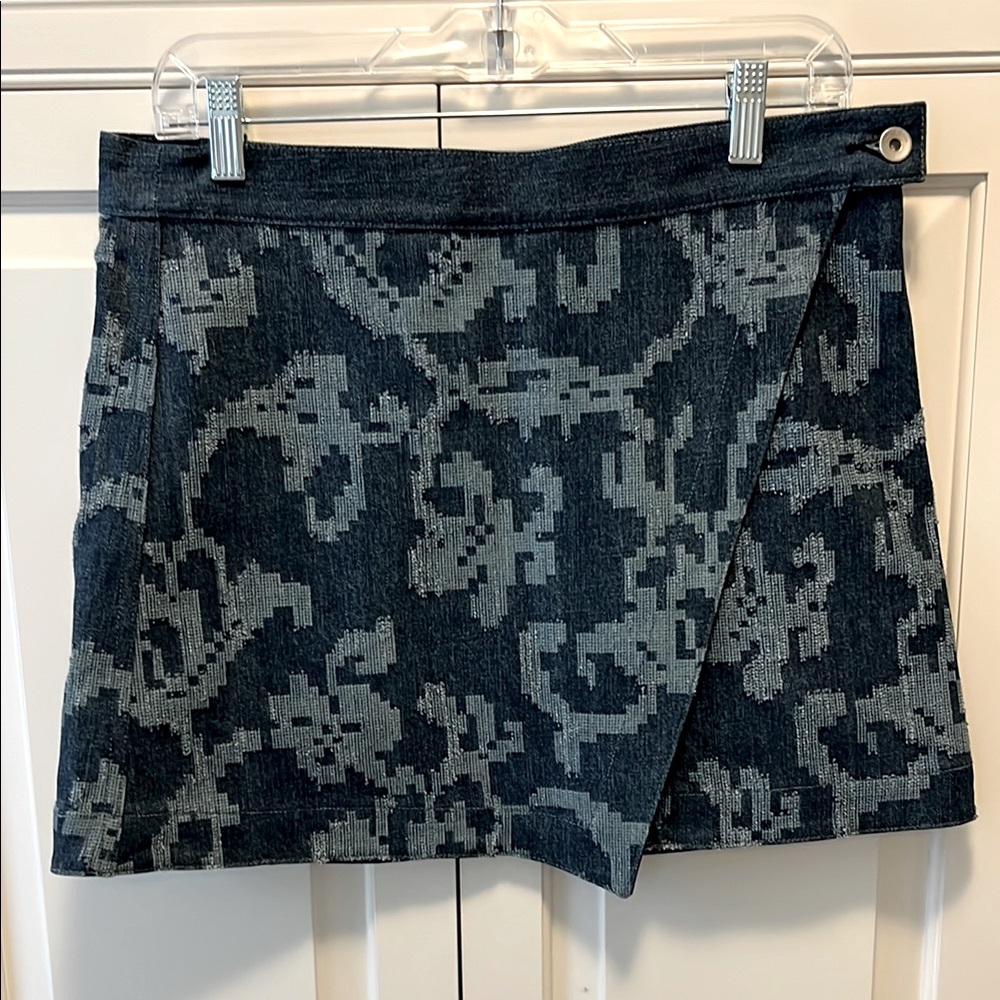 Rag & Bone Wrap Denim Skirt